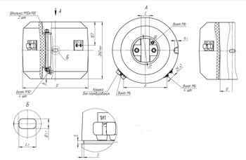 TSHLK-10-1 - Current transformer - Drawing.
