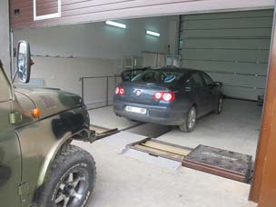 Installation of the brake stand STM-15000U